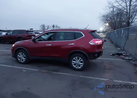 2016 Nissan Rogue Sv z USA, uszkodzony, nr VIN JN8AT2MV9GW145028